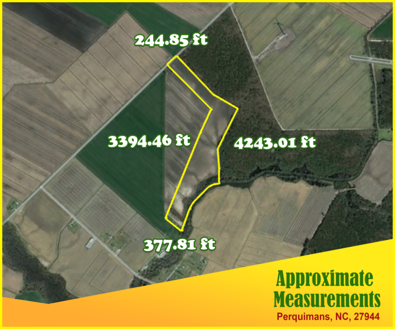 32.3 acres of farmland purchased by Dreamify Properties in Perquimans County, NC